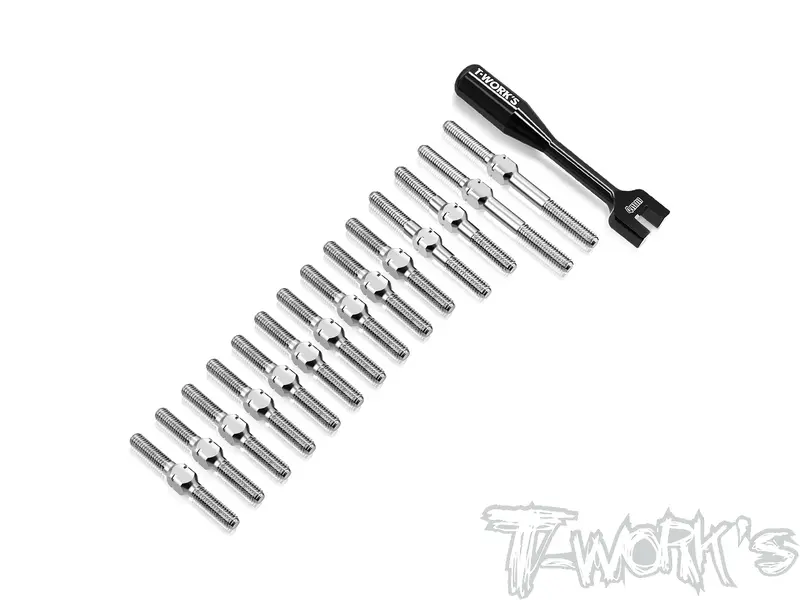 Tb-X4f'26	64 Titanium Turnbuckle Set( For Xray X4f'26 ) 1