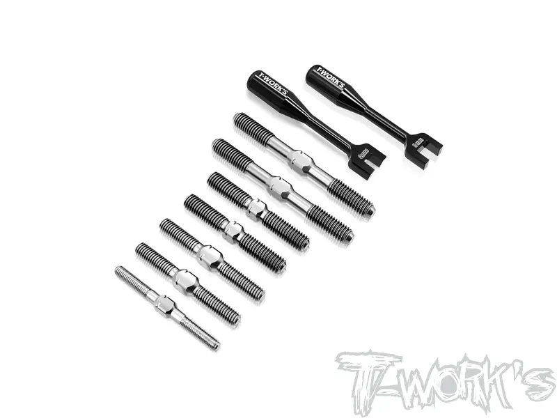 Tb-X5b    64 Titanium Turnbuckle Set( For Hong Nor X5b ) 1