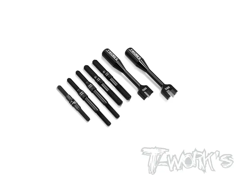 Tbb-B4.1   64 Titanium Black Coating Turnbuckle Set(For Team Associated Rc8 B4.1 ) 1