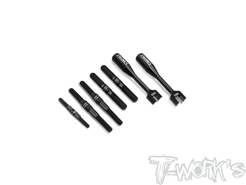 Tbb-Ifb8   64 Titanium Black Coating Turnbuckle Set( For Infinity Ifb8 ) 1