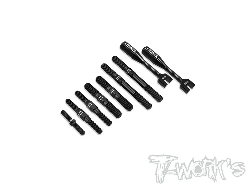 Tbb-Ix5b	64 Titanium Black Coating Turnbuckle Set  ( For  Hong Nor Ix5b ) 1