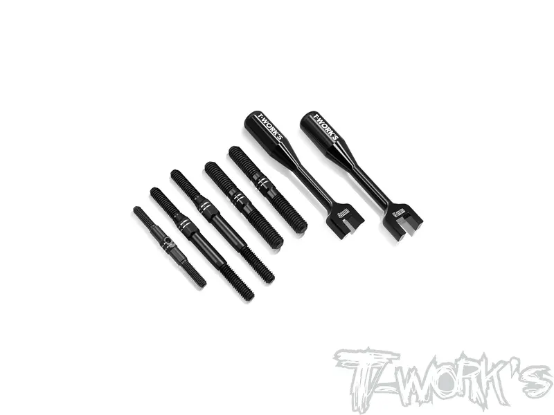 Tbb-Mbx8r 	 64 Titanium Black Coating Turnbuckle Set ( For Mugen Mbx-7R /Mbx 8/Mbx8 Eco/Mbx8r ) 1