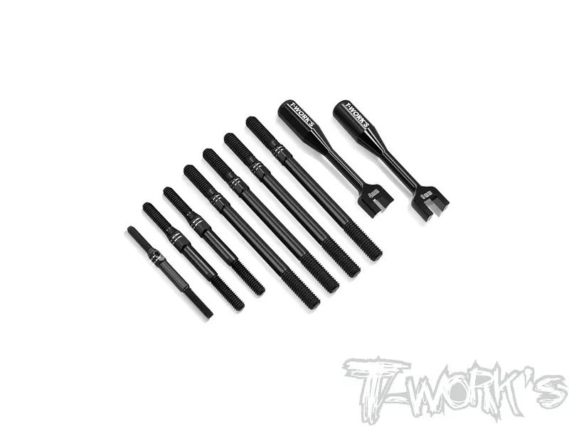 Tbb-Nb482.2   64 Titanium Black Coating Turnbuckle Set( For Tekno Nb48 2.2 ) 1
