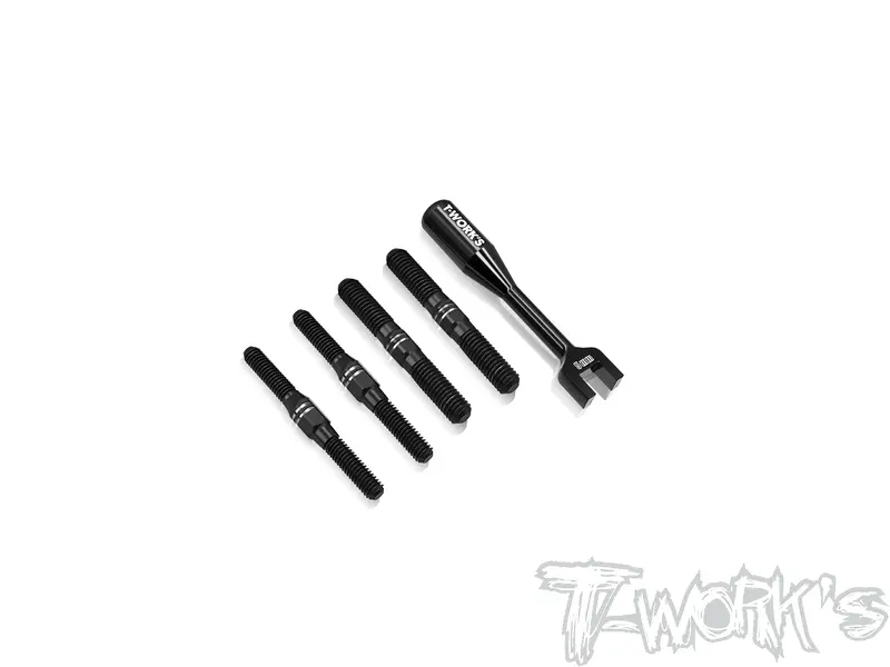 Tbb-S35-4Eevo   64 Titanium Black Coating Turnbuckle Set( For Sworkz S35-4E Evo ) 1
