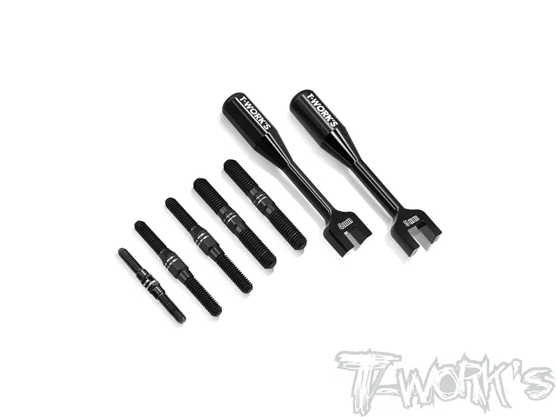 Tbb-S35-4Evo  64 Titanium Black Coating Turnbuckle Set( For Sworkz S35-4 Evo ) 1