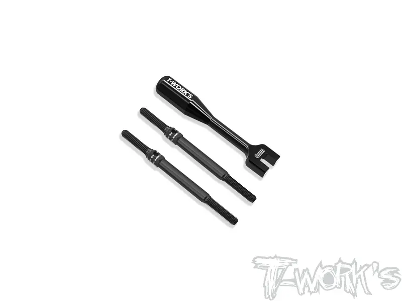 Tbb-X10'26 	   64 Titanium Black Coating Turnbuckle Set ( For Xray X10'26 ) 1