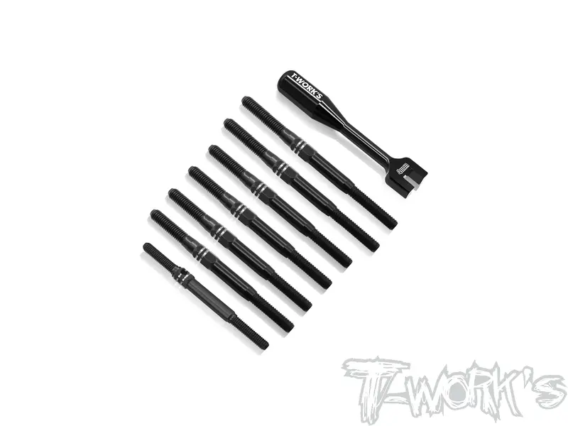 Tbb-Xb4'25   64 Titanium Black Coating Turnbuckle Set( For Xray Xb4'25/Xb4c'26/Xb4d'26  ) 1