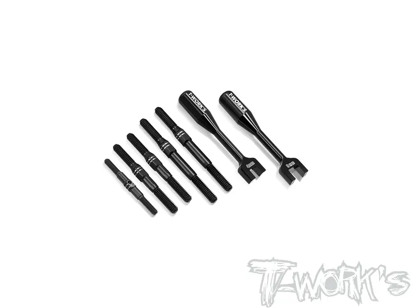 Tbb-Xb823   64 Titanium Black Coating Turnbuckle Set( For Xray Xb8 2022 / Xb8 2023/Xb8 2024) 1