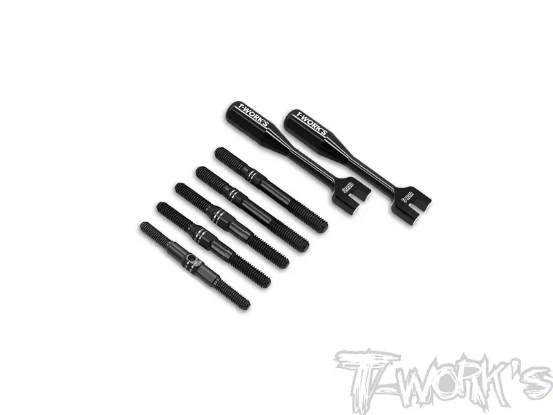 Tbb-Xb8'26	64 Titanium Black Coating Turnbuckle Set ( For Xray Xb8'26 ) 1