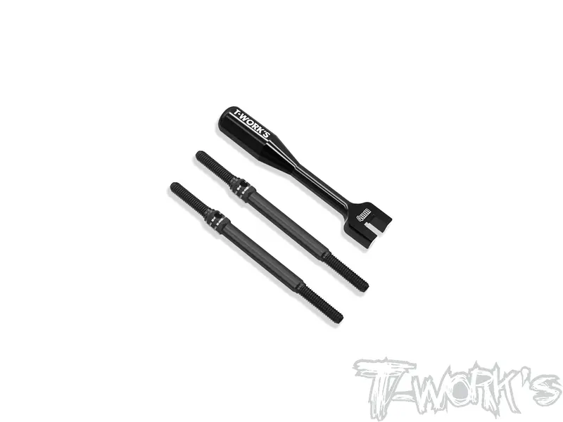Tbb-Xp10 	 64 Titanium Black Coating Turnbuckle Set ( For Xray Xp10 ) 1