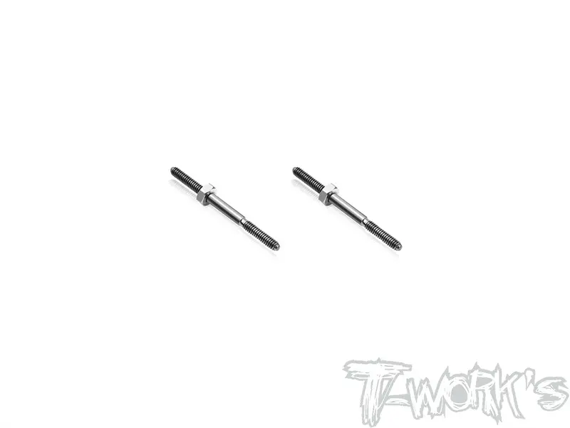 Tbs-1.65"   64 Titanium Turnbuckles M3 X 1.65" 1