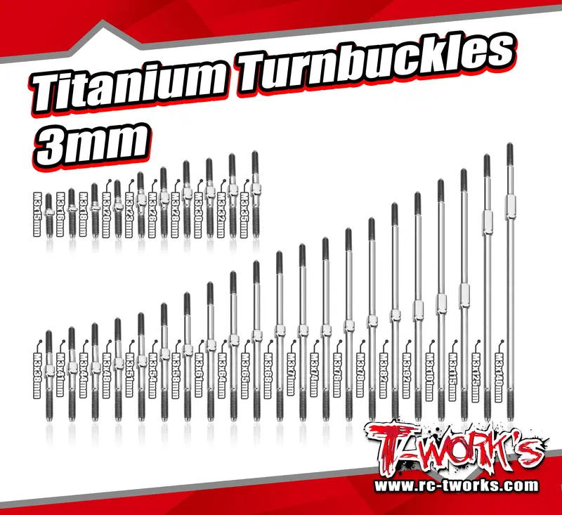 Tbs-3      Titanium Turnbuckles 3Mm  (6Al/4V Grade Titanium) 1