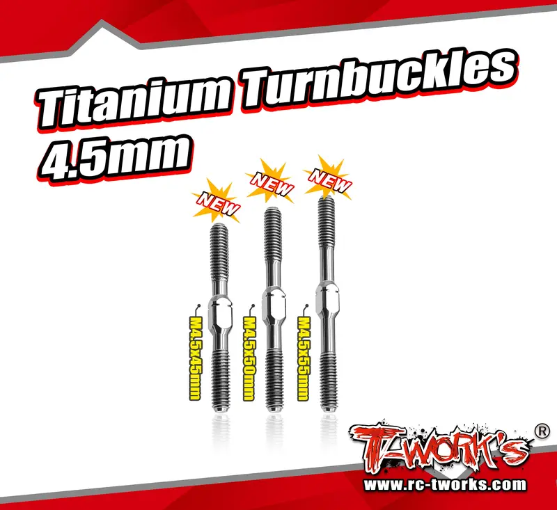 Tbs-45     Titanium Turnbuckles 4.5Mm (6Al/4V Grade Titanium) 1