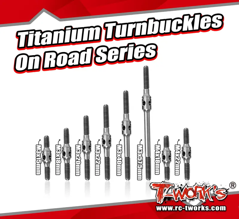 Tbso-3   Titanium Turnbuckles On Road  3Mm Series  (6Al/4V Grade Titanium) 1