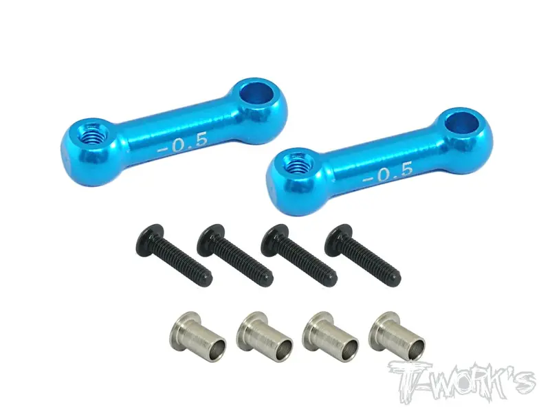 Te-012 M05 Aluminum Front Upper Arm ( -0.5Mm ) 1