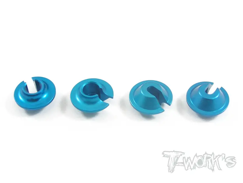Te-021 Aluminium Spring Cup For Team Associated ( 4Pcs. ) 1