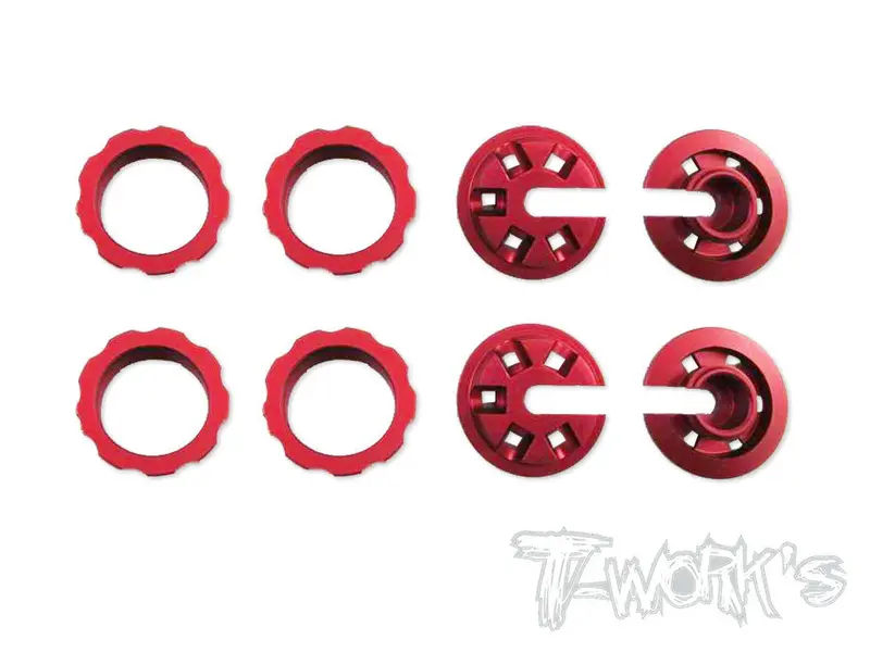 Te-097 Aluminium Damper Retainer With Adjustable Nut For 15Mm Spring Only ( Vbc Wildfire D06 ) 1