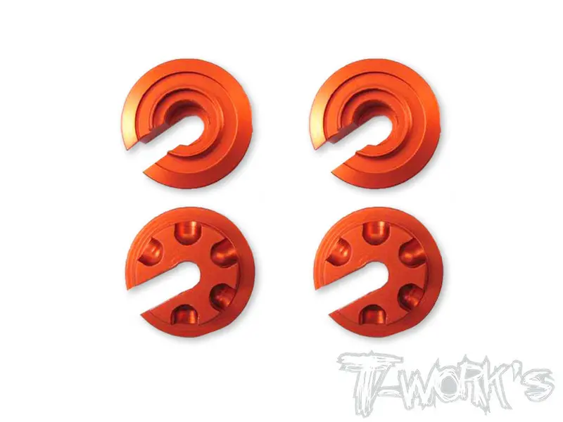 Te-098 Aluminium Damper Retainer ( For Serpent S411 Eryx 2.0) 1