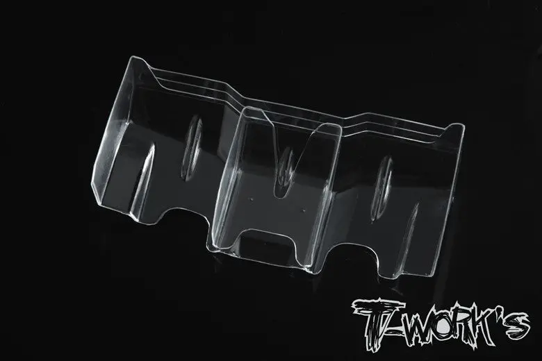 Te-120-1 1/10 Lexan Rear Wing With Center Divider 6.5" Wide  2Pcs. 1