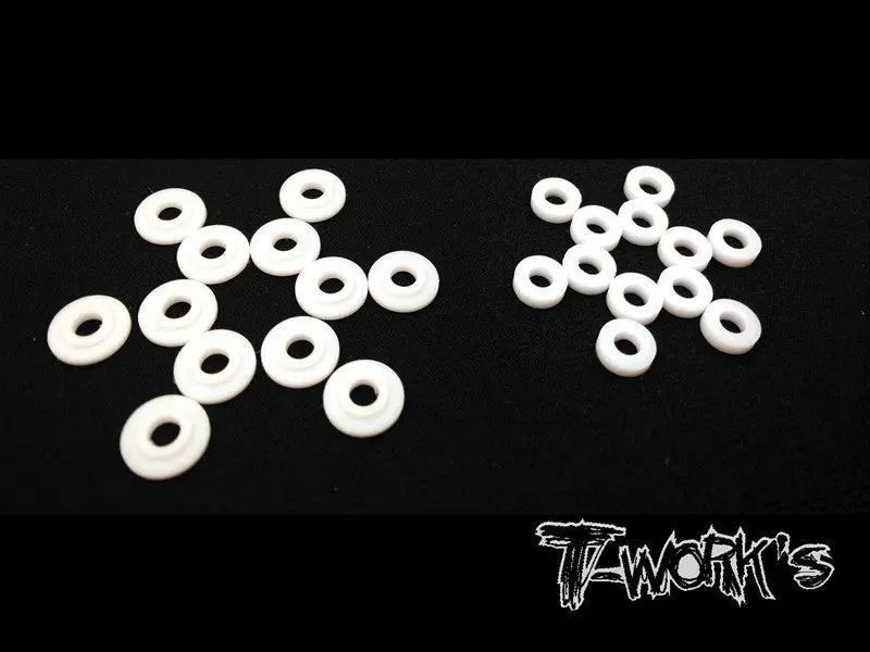 Te-121 Teflon Shock Shaft Guides ( For Vbc D07 )  Each 12 Set 1