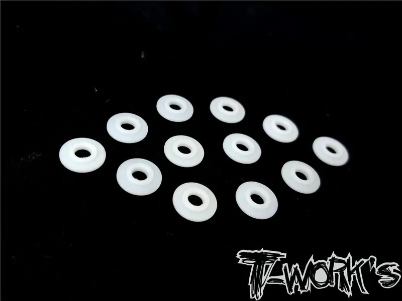 Te-124 Teflon Shock Shaft Guides ( For Xray T4/T4'19/T4'20/T4f )   12Pcs. 1