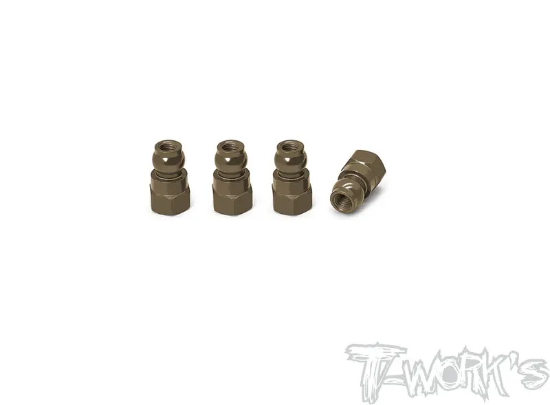 Te-128-B	7075-T6 Hard Coated Alum. Shock Bushings 12Mm (  Team Associated Rc10 B6.3/ 6.2/T6.4 / T7  ) 4Pcs. 1