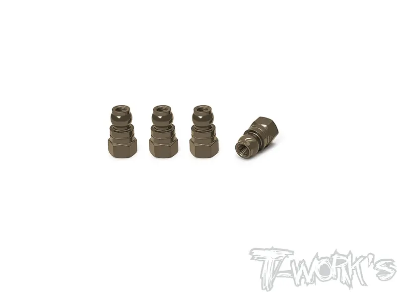 Te-128-C	 7075-T6 Hard Coated Alum. Shock Bushings 12.7Mm(  Team Associated Rc10 B74.1/T6.4 / T7 ) 4Pcs. 1