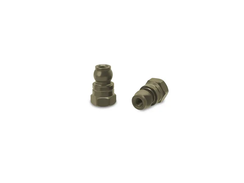 Te-128-D 	 7075-T6 Hard Coated Alum. Shock Bushings 9Mm( Team Associated Rc10 B7.1 ) 2Pcs. 1