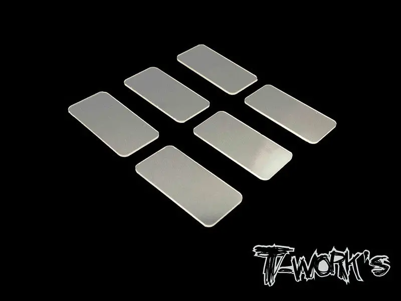 Te-131 1/10 Ep 1Mm Lexan Side Wing 40X20mm ( 6Pcs. ) 1