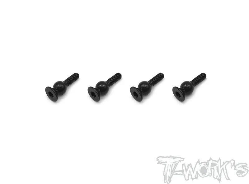 Te-140  Spring Steel 5.8Mm Ball With Backstop ( For Kyosho Optima ) 4Pcs. 1