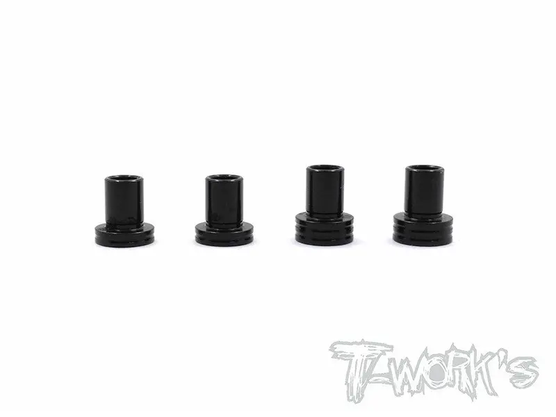 Te-146-B 7075-T6 Alum. Caster Hat Bushings B ( For Team Associated Rc10 B6/B6d/B64/B64d/B6.1/T6.1  ) 2 Each Of 1Deg,2Deg. 1