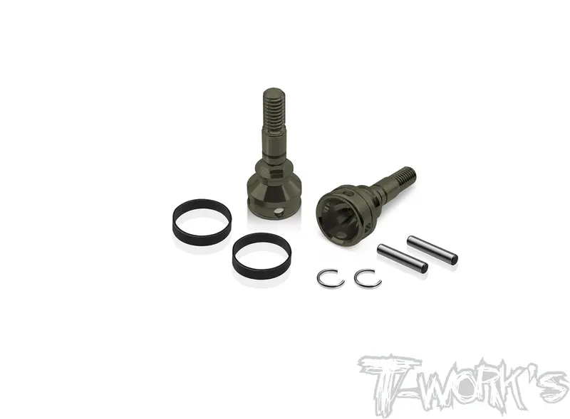 Te-154-X423	 7075-T6 Hard Coated Alum. Drive Axle ( For Xray X4'23  ) 2Pcs. 1