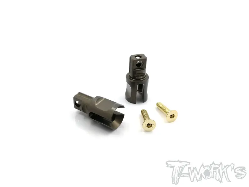 Te-163-M 7075-T6 Hard Coated Alum.  Front Spool Cups( For Mugen Mtc1 ) 1