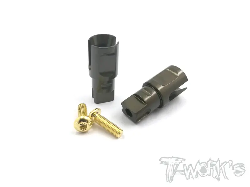 Te-163-X  7075-T6 Hard Coated Alum.  Front Spool Cups( For Xray/ Spec-R/ Cso /Team C ) 1