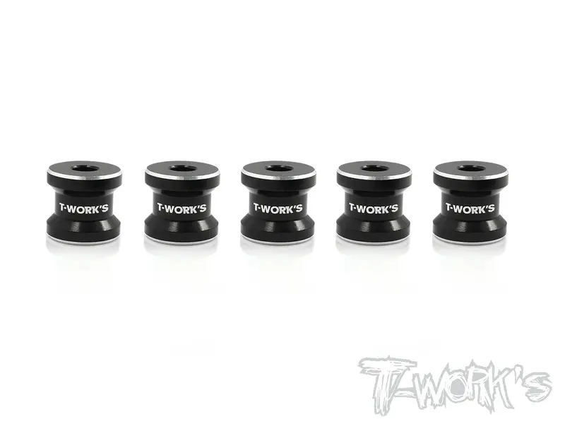Te-172 Alum. Rear Stiffener Bushing ( For Serpent Sdx4 ) 5Pcs. 1