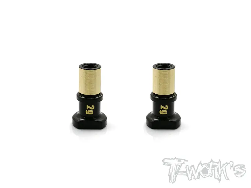 Te-179 Brass Steering Post ( For Mugen Mtc1 ) 2Pcs. Each 2G 1