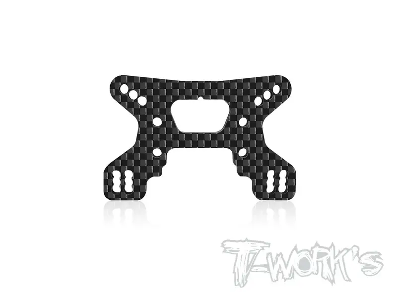 Te-182-B74.2-V2	 Graphite Front Shock Tower +1.5Mm Camber Hole ( For Team Associated Rc10 B74.2 ) 1