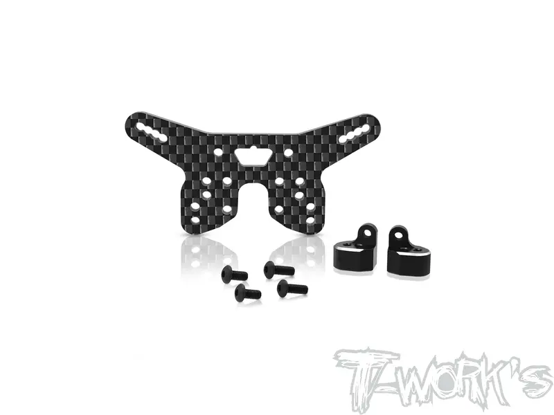 Te-183-B84-V	Graphite Rear Vertical Ballstub Mount Shock Tower ( For Team Associated Rc10 B84/B84d ) 1