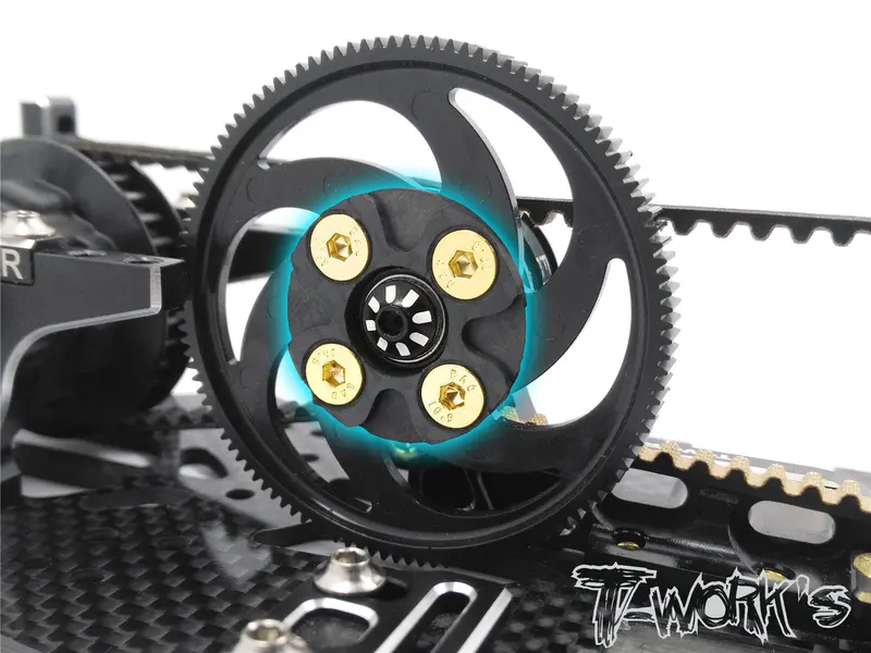 Te-195 Graphite Spur Gear Plate ( For Yokomo Bd7 / Bd8 '17/18 ) 2