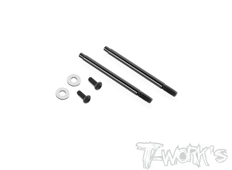 Te-198-Ae     Dlc Coated Shock Shaft 41.3Mm/43.3Mm/47.8Mm( For Team Associated Rc10 B74.2/74.1/74/B6.4/6.3/6.2/6.1) 2Pcs. 1