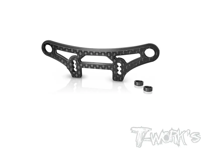 Te-203-X4    Graphite Upper Holder For Bumper ( For Xray  T4'19/ X4 / X4'20/ X4'23 ) 1