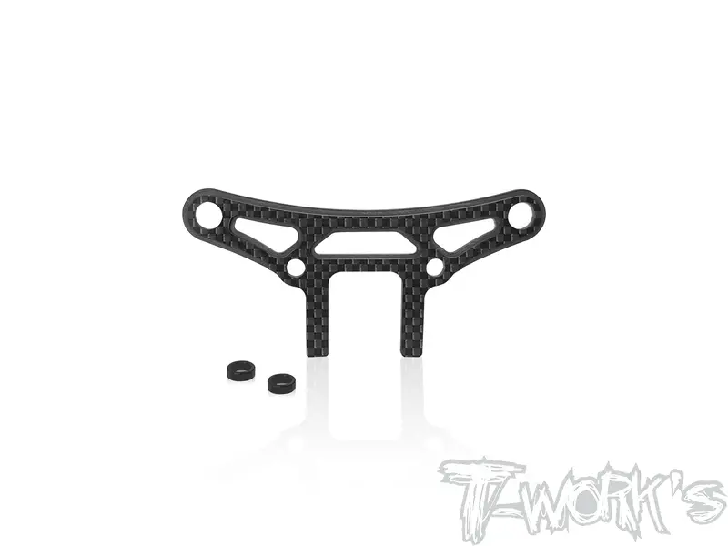 Te-203-X425	Graphite Upper Holder For Bumper ( For Xray X4'25 ) 1