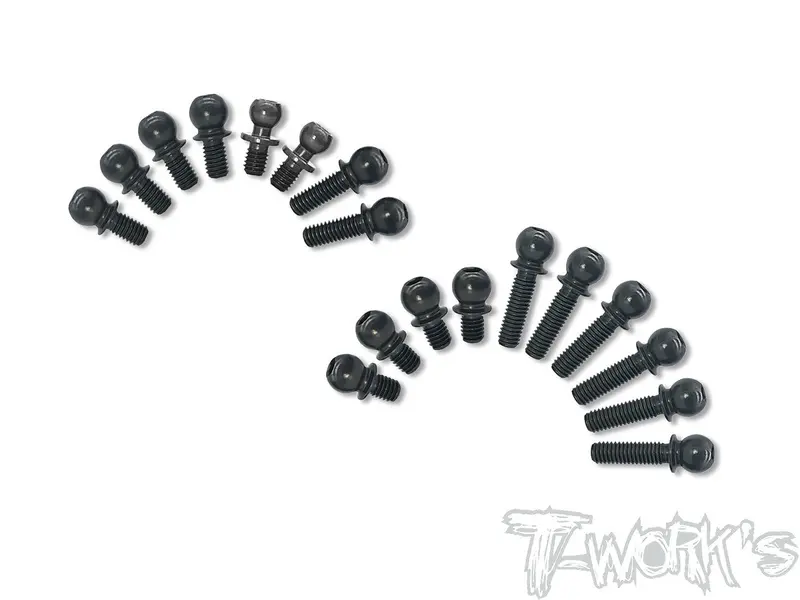Te-205-T421 7075-T6 Hard Coated Alum Ball End Set ( For Xray T4'21 ) 1