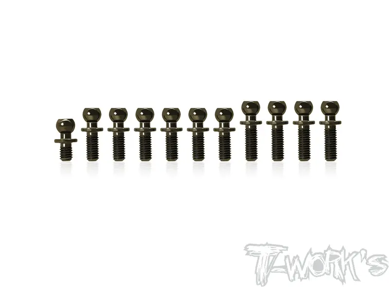 Te-205-X12'22	 7075-T6 Hard Coated Alum Ball End Set ( For Xray X12 2022 ) 1