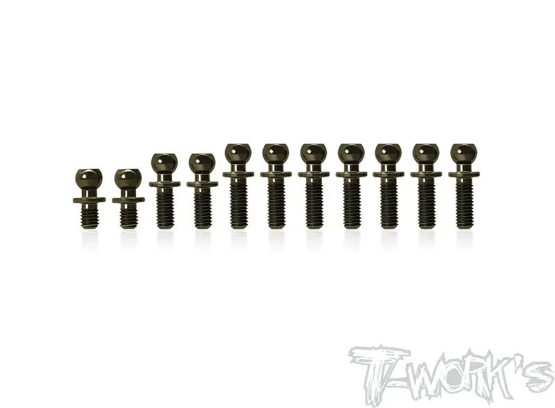 Te-205-X12‘23	 7075-T6 Hard Coated Alum Ball End Set ( For Xray X12 2023 ) 1
