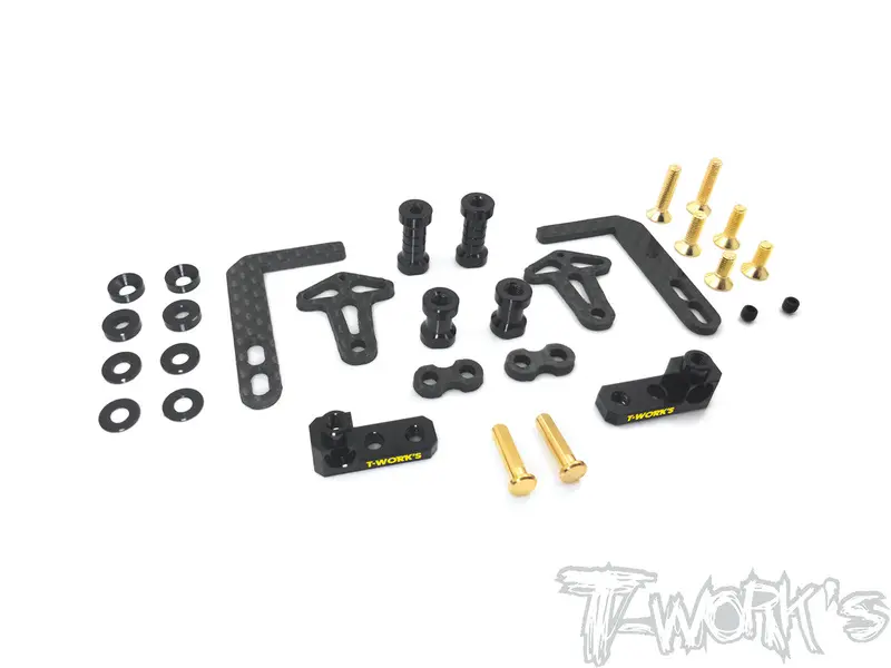 Te-212B-Bd9 Brass Adjustable Battery Holder ( For Yokomo Bd9/10/Bd11/Bd12&Ms1.0) 1