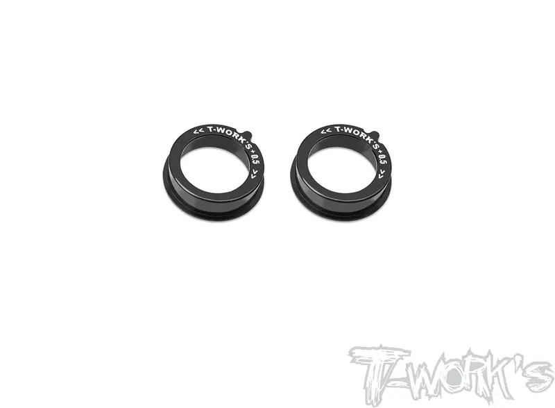 Te-222-Mtc2-0.5	Alum. Adjustment Bearing Hub Rise 0.5Mm ( For Mugen Mtc2 ) 2Pcs. 1