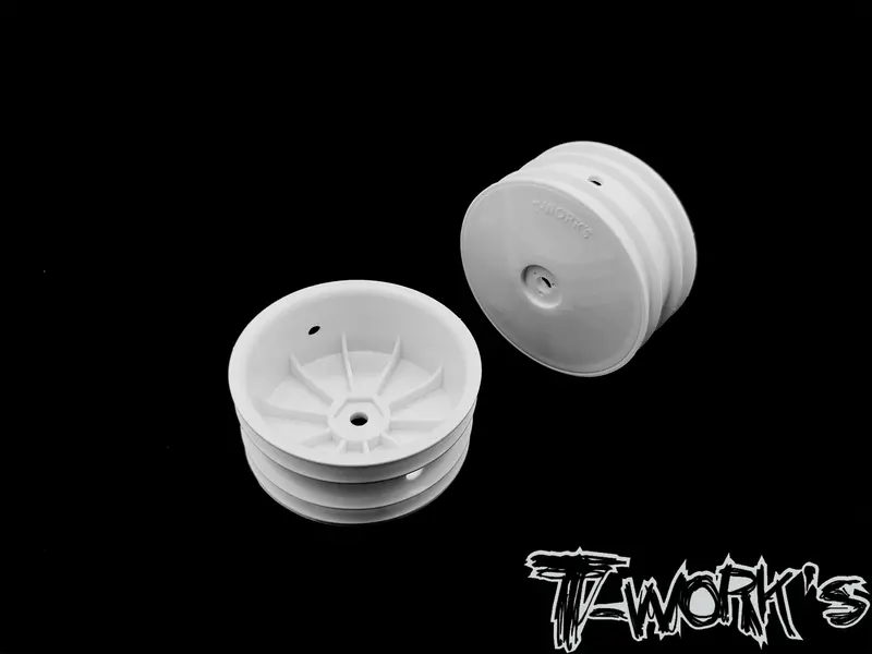 Te-226-E    2.2" 12Mm Hex 4Wd Front Wheel White/Yellow ( For Tlr 22-4 ) 1