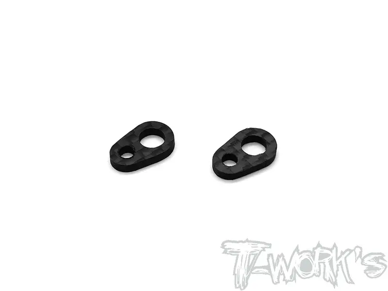 Te-230-B  Grpahite Rear Body Mount Plate Spacer ( Mugen Mtc-2 ) 2Pcs. 1