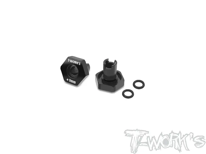 Te-231-Sch-B    6Mm Bearing Wheel Hub Axle +1Mm  ( Schumacher Mi9/Ft9 ) 2Pcs. 1